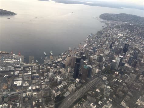 Bird's eye view of Seattle : r/Washington