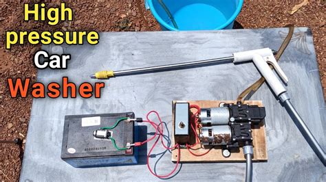 How to make High Pressure Car Washer at Home/DIY 12v Car Washer - YouTube