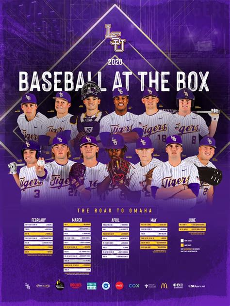 Printable Lsu Baseball Schedule 2024 - Lory Silvia