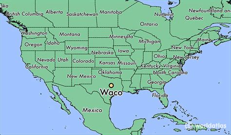 Where is Waco, TX? / Waco, Texas Map - WorldAtlas.com