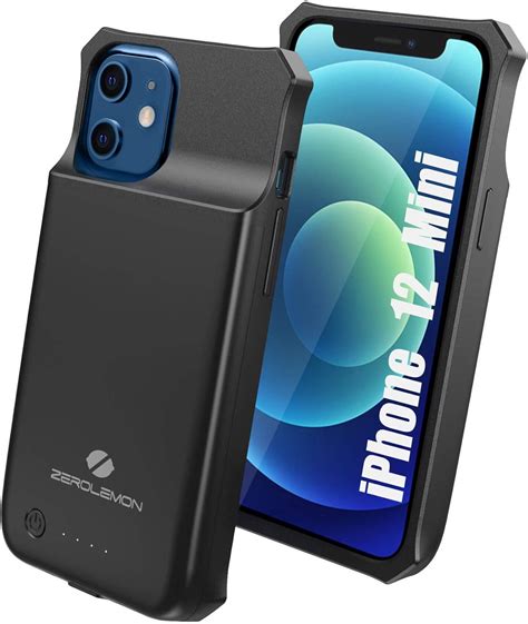 Amazon.com: ZEROLEMON iPhone 12 Mini Battery Case 4000mAh, Wireless ...