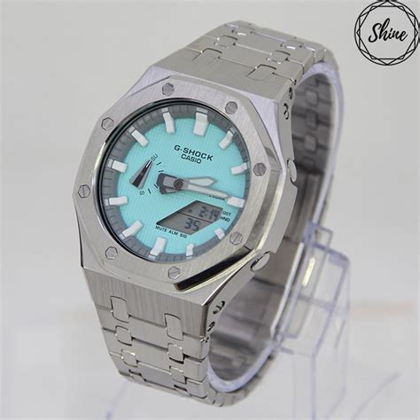 Tiffany Blue Dial Casioak Custom Watch Casio G-shock - Etsy