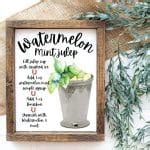 Mint Julep Bar Sign Printable - Everyday Party Magazine