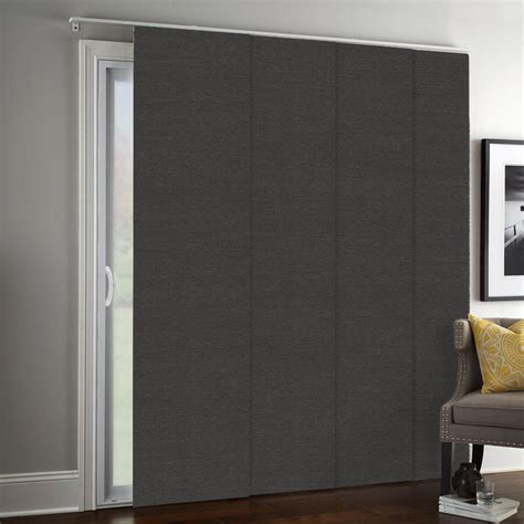 Designer Elements Blackout Sliding Panel Track Blinds | SelectBlinds.com in 2021 | Panel track ...