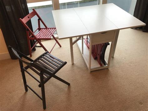 Ikea folding dining table & 4 chairs | in Basingstoke, Hampshire | Gumtree