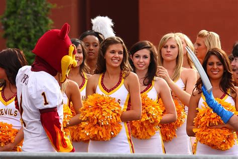 Arizona State Sun Devils Mascot and Cheer Leaders at World… | Flickr