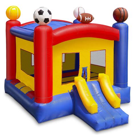 Cloud 9 Commercial Grade Sports Bounce House - 100% PVC 17' x 13' Bouncer - Inflatable Only ...