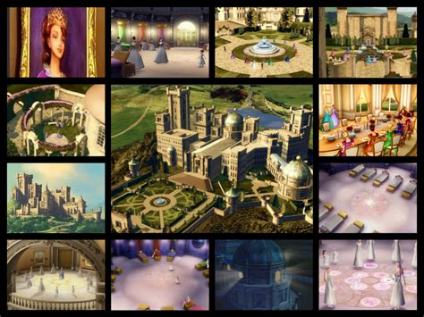 12 Dancing Princesses castle locations - Barbie Movies Fan Art (34536554) - Fanpop