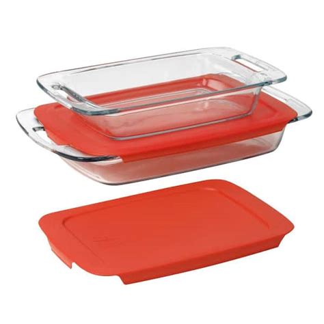 Pyrex Easy Grab 4-Piece Glass Bakeware Set 1090992 - The Home Depot