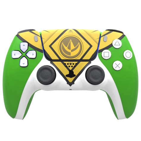 Morphin Time Green – PS5 – Custom Controller – Controller Chaos