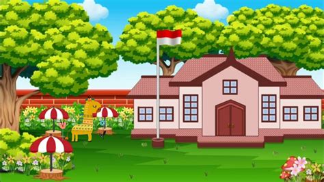 Background Animasi Sekolah