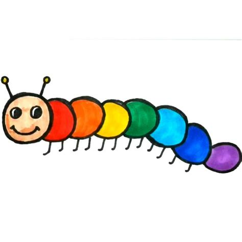 How to draw a caterpillar for kids\ Bolalar uchun tırtıl qanday ...