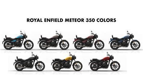 Royal Enfield Meteor 350 Colors : Fireball, Stellar, Supernova - GaadiKey