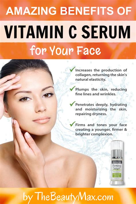 Check Out These AMAZING Skin Benefits of Vitamin C Serum..This serum will tighten your skin ...