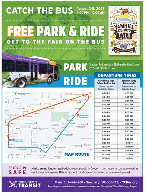 Yamhill County Fair Park & Ride Schedule - Yamhill County Transit