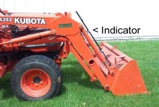 Kubota Bucket Level Indicator Fits All Kubota Loaders New