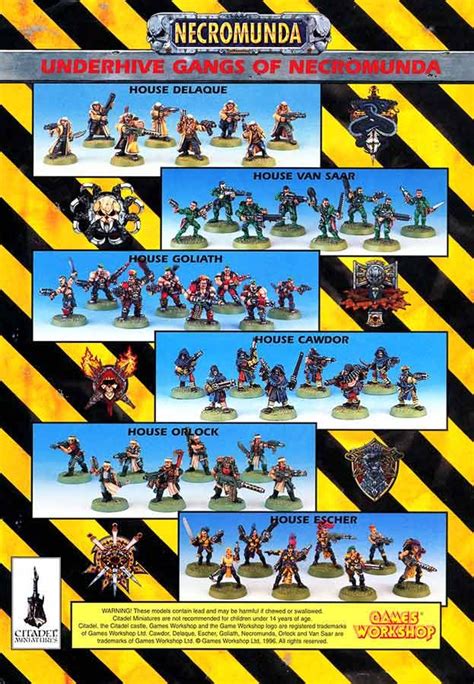 Underhive Gangs of Necromunda | Necromunda gangs, Miniatures, Warhammer