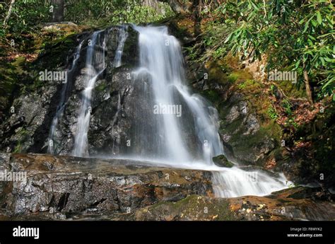 Laurel Falls in the Smoky Mountains NP Stock Photo - Alamy