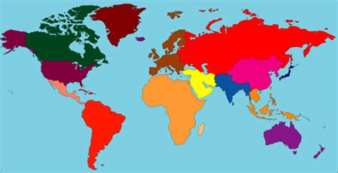 political world map