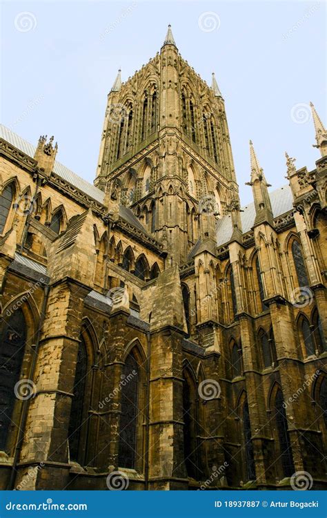 Lincoln Cathedral Architecture Stock Image - Image of christianity, gothic: 18937887