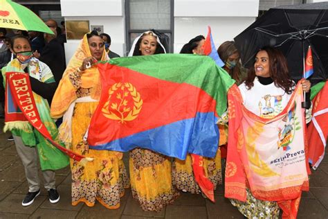 Eritrean Independence Day Car Parade Filled London with Bright Colours