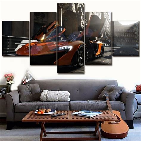 new car 3 – Automative 5 Panel Canvas Art Wall Decor – Canvas Storm