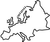 Europe Map coloring page | Free Printable Coloring Pages