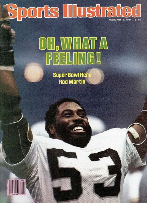 Oakland Raiders Rod Martin, Super Bowl Xv Sports Illustrated Cover by ...