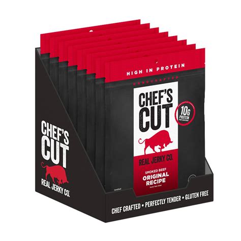 Chefs Cut Original Steak Jerky, 2.5 Ounce - 8 per case. - Walmart.com ...