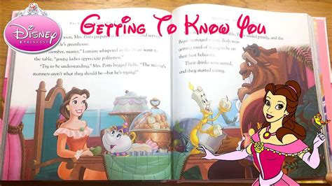 Disney Princess Bedtime Storybook - Getting To Know You - Read Along for kids - YouTube