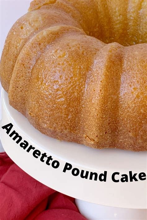 Amaretto Pound Cake (A Boozy Bundt Cake Recipe)