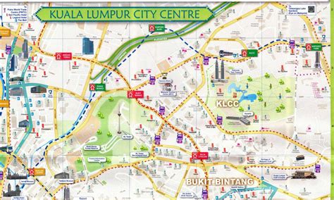 Kuala Lumpur City Map - Tourist Map Of English