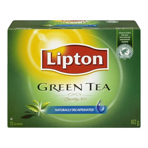 Lipton Green Tea Naturally Decaffeinated Tea Bags reviews in Tea ...