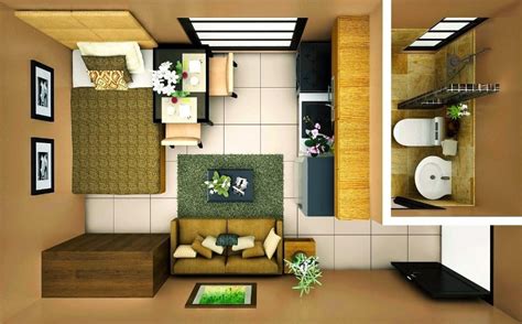 7 Inspirasi Denah Apartemen Studio yang Nyaman dan Menawan