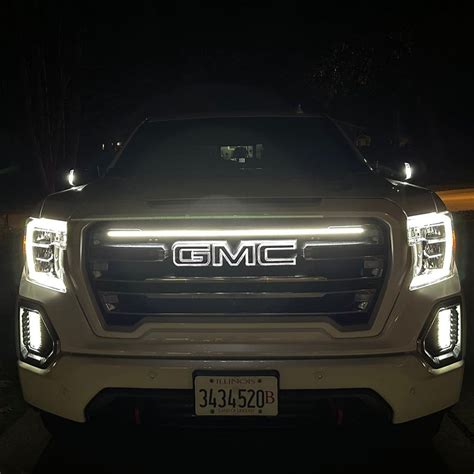 2019-2021 GMC Sierra 1500 LED Grill Accent Lights Kit | Denali AT4– AutoLEDTech.com