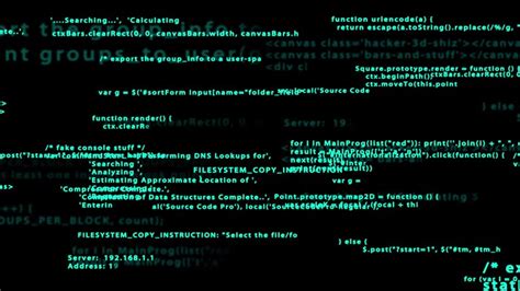 Hacker Code Green On Black 01 Free Stock Video Footage Download Clips ...