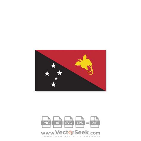 Papua New Guinea Flag Vector - (.Ai .PNG .SVG .EPS Free Download) VectorSeek