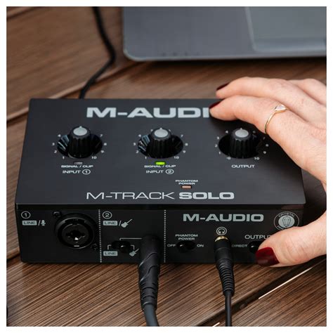 M-Audio M-Track Solo 2 Channel USB Interface at Gear4music