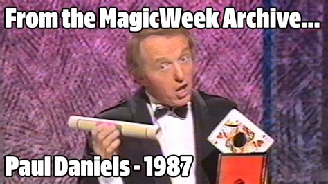 Paul Daniels - Magician - The Paul Daniels Magic Show - 1987 - YouTube