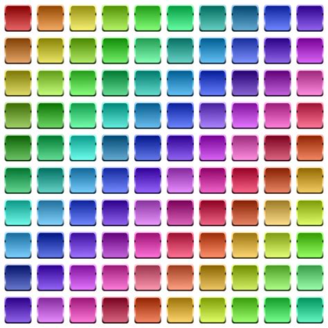 Rainbow Colors Chart Free Stock Photo - Public Domain Pictures