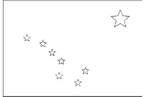 Alaska State Flag Coloring Page