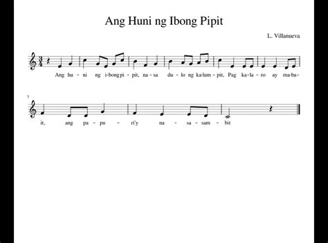 Ang Pipit Folk Song - Folk song - Ang pipit (the pipit) is a popular ...