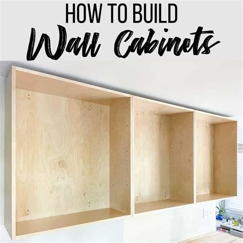 How to build a in wall cabinet – Builders Villa