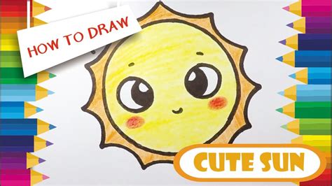 How To Draw A Cute Sun