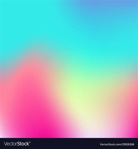Soft color gradient background holographic Vector Image