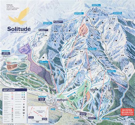 Solitude Ski Area Trail Map