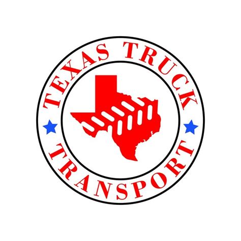 Premium Vector | Texas transportation truck logo