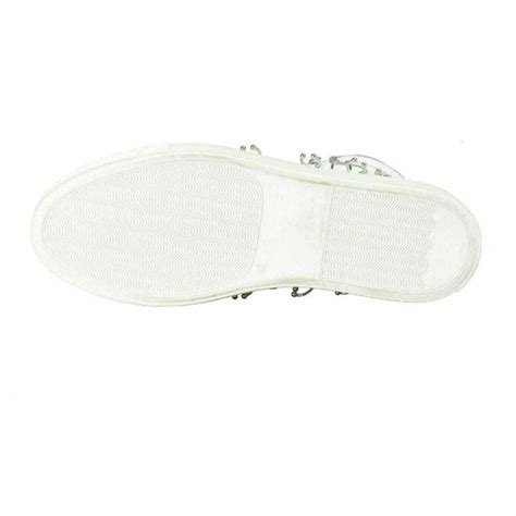 Cesare Casadei | Shoes | Cesare Casadei Mens White Leather Hi Top ...