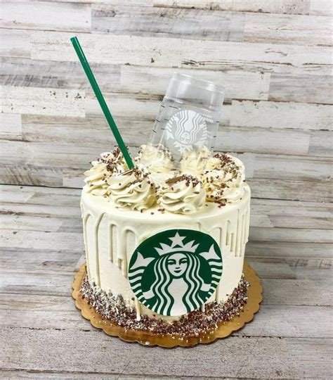 Starbucks Cake | Starbucks cake, Cool birthday cakes, Starbucks birthday