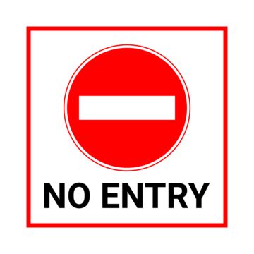 No Entry Staff Only Signage PNG Transparent Images Free Download | Vector Files | Pngtree